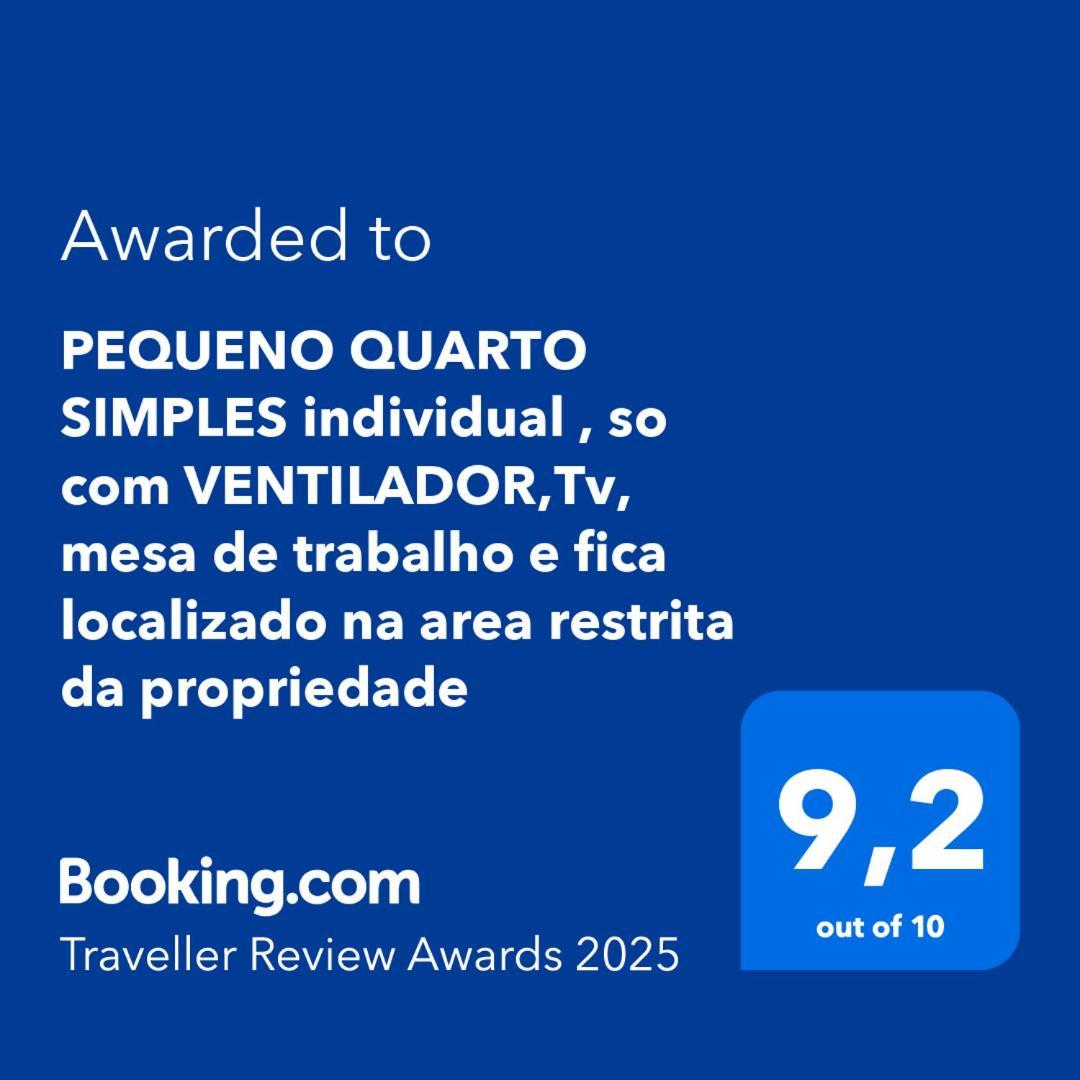 Homestay Pequeno Individual , Ventilador,tv, Mesa De Trabalho, Bairro Do Espinheiro *